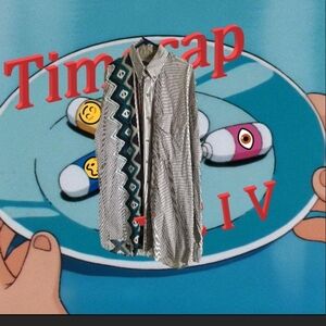 Roper Brand Diamond stripe dress shirt, very unique